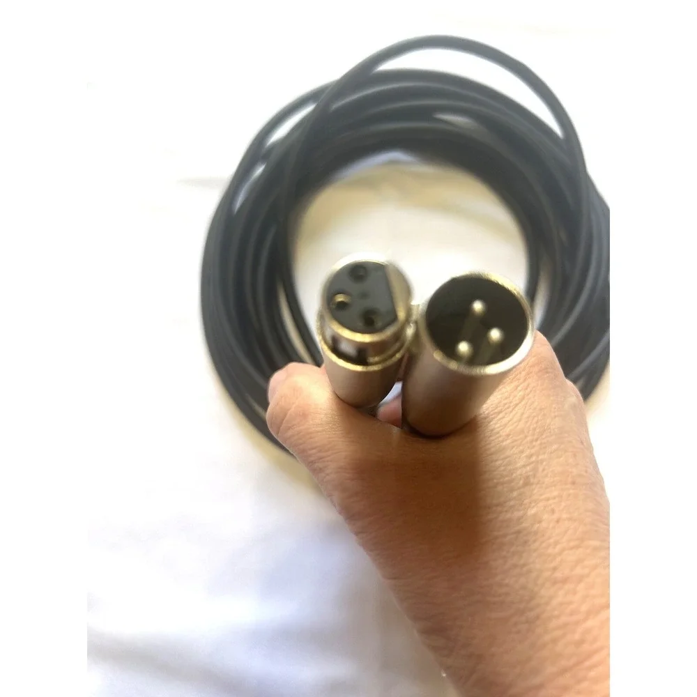 20ft XLR Microphone Cable Audio Mic‎ Cord - Male to Female Balanced Connector